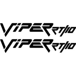 2x Viper Rt10 Logo Sticker Decal Decal Stickers - DecalsHouse