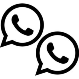 2x Whatsapp Logo Sticker Decal Decal Stickers - DecalsHouse