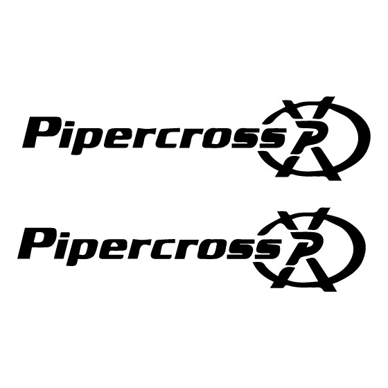 2x Pipercross Vinyl Decals...