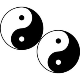 Yin Yang Stickers – Balance Symbol Decals (2-Pack)