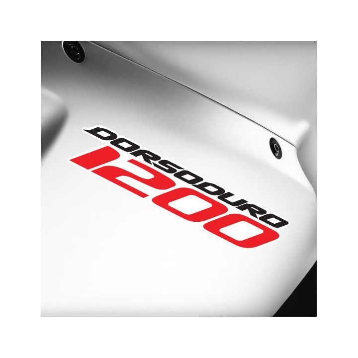 2x Aprilia Dorsoduro 1200 Stickers Decals - DecalsHouse