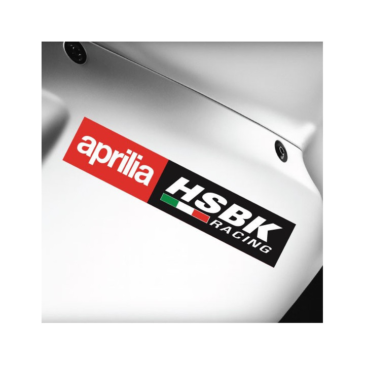 2x Aprilia Hsbk Racing Stickers Decals - DecalsHouse