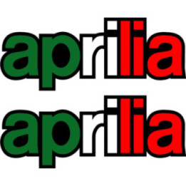 Aprilia Lettering Stickers – RSV4 RS 660 Tuono Decals (2-Pack)