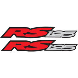 2x Aprilia Rs 125 Style 3 Stickers Decals - DecalsHouse