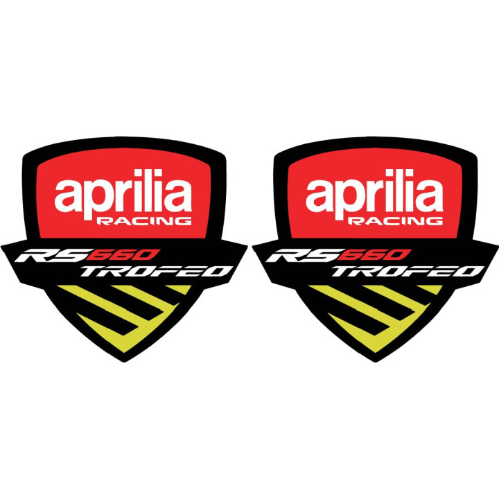 2x Aprilia Rs 660 Troped Badge Stickers Decals - DecalsHouse