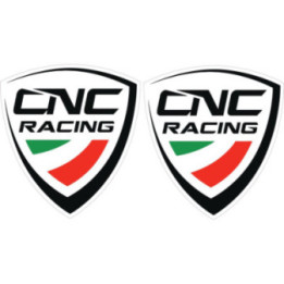 CNC Racing Shield Logo Decals – Italian Parts Badge