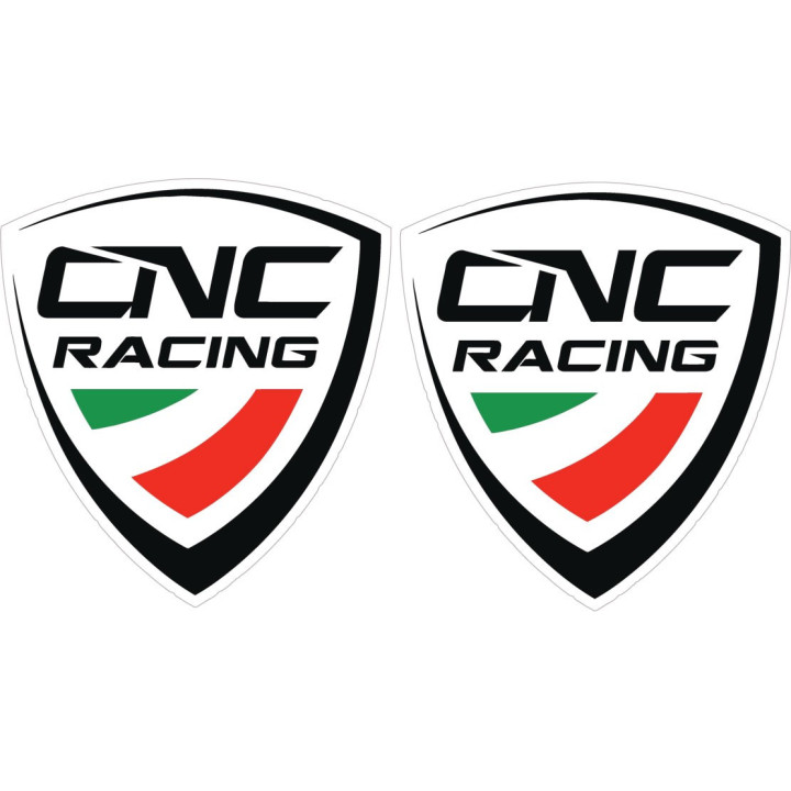CNC Racing Shield Logo Decals – Italian Parts Badge
