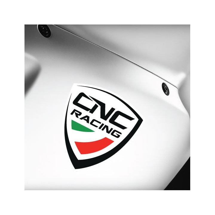 CNC Racing Shield Logo Decals – Italian Parts Badge
