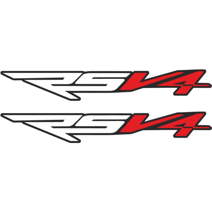 2x Aprilia Rsv4 Style 2 Stickers Decals - DecalsHouse