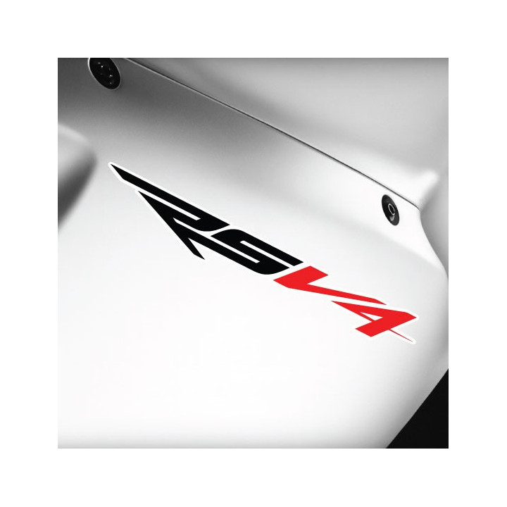 2x Aprilia Rsv4 Style 3 Stickers Decals - DecalsHouse