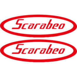 2x Aprilia Scarabeo Logo1 Stickers Decals - DecalsHouse