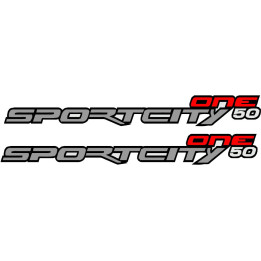 Aprilia Sportcity One 50 Stickers – Scooter Panel Decals (2-Pack)