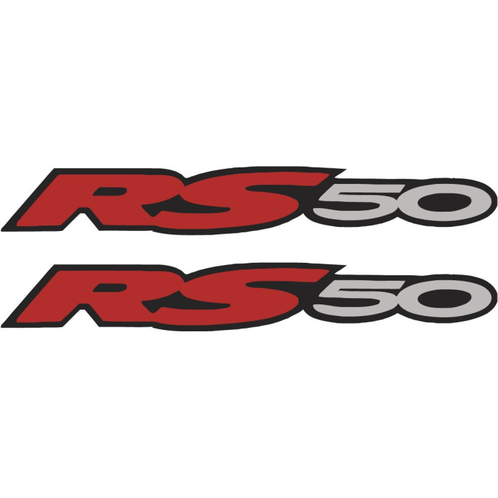Aprilia RS 50 Stickers – Two-Stroke Sport Decals (2-Pack)