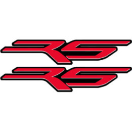 Aprilia RS Logo Stickers – Sportbike Emblem Decals (2-Pack)
