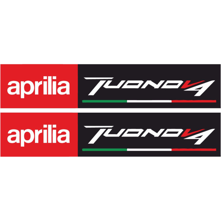 Aprilia Tuono V4 Style 2 Stickers – Naked Bike Decals (2-Pack)