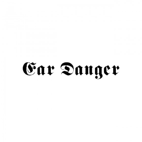 Ear Dangerband Logo Vinyl...