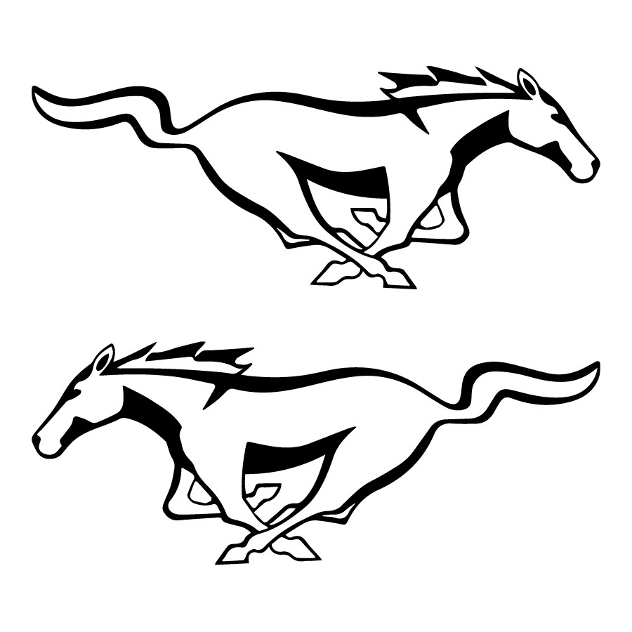 Buy Mustang Logo Vinyl Decal Sticker Online