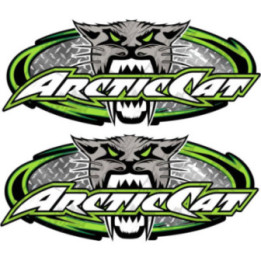 Arctic Cat Logo Stickers Decals x2 - DecalsHouse