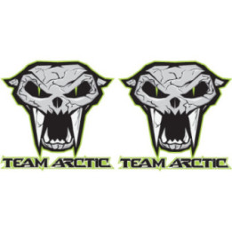 Arctic Cat Team Logo Stickers Decals x2 - DecalsHouse