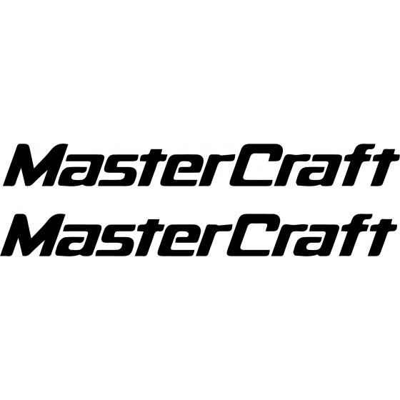 2x Mastercraft Boats Vinyl...