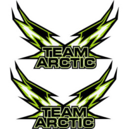 Arctic Cat Team Logo Style 2 Stickers Decals x2 - DecalsHouse