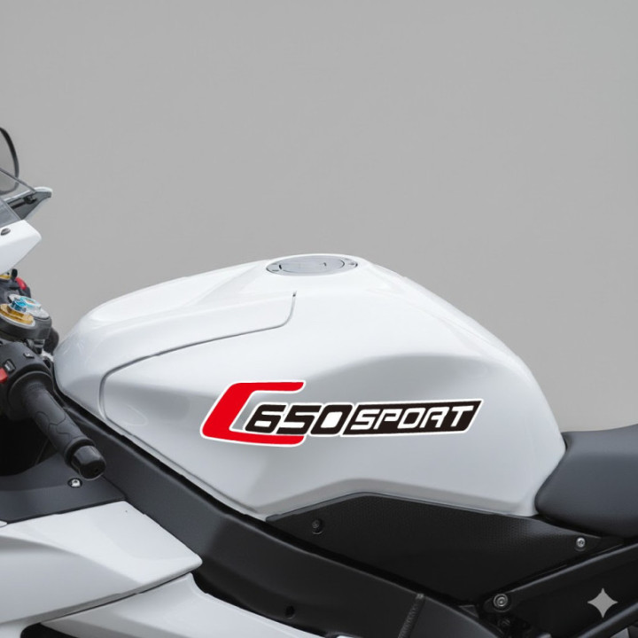 BMW C650 Sport Scooter Stickers – Maxi Scooter Decals (2-Pack)