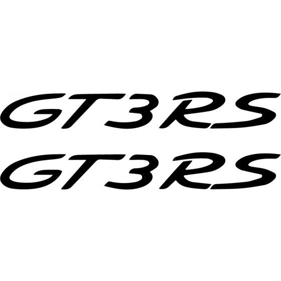 2x Porsche GT3RS Vinyl...