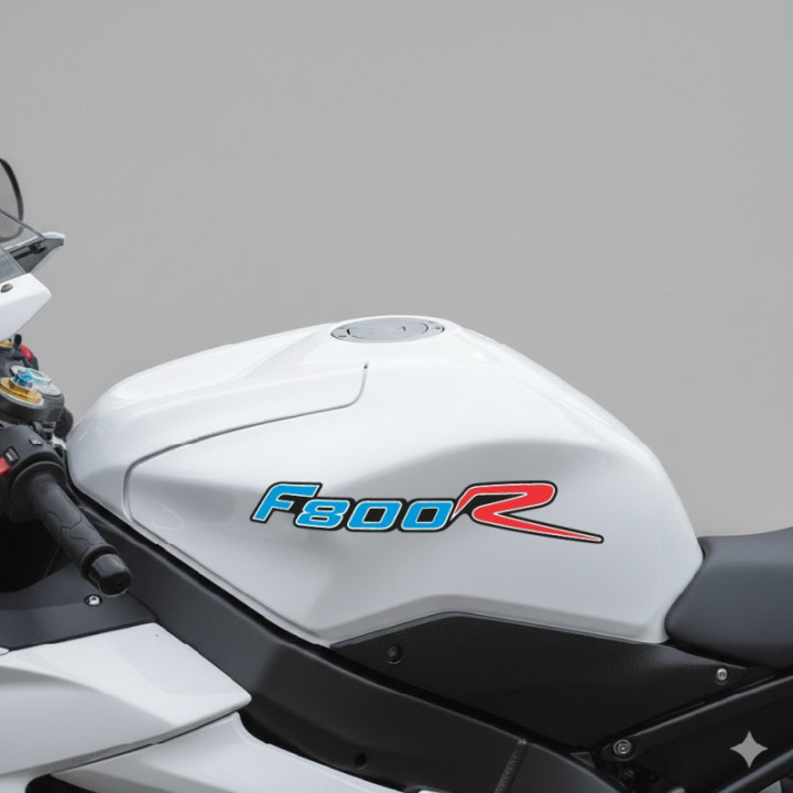 Bmw F800 R Red And Blue Stickers Decals x2 - DecalsHouse