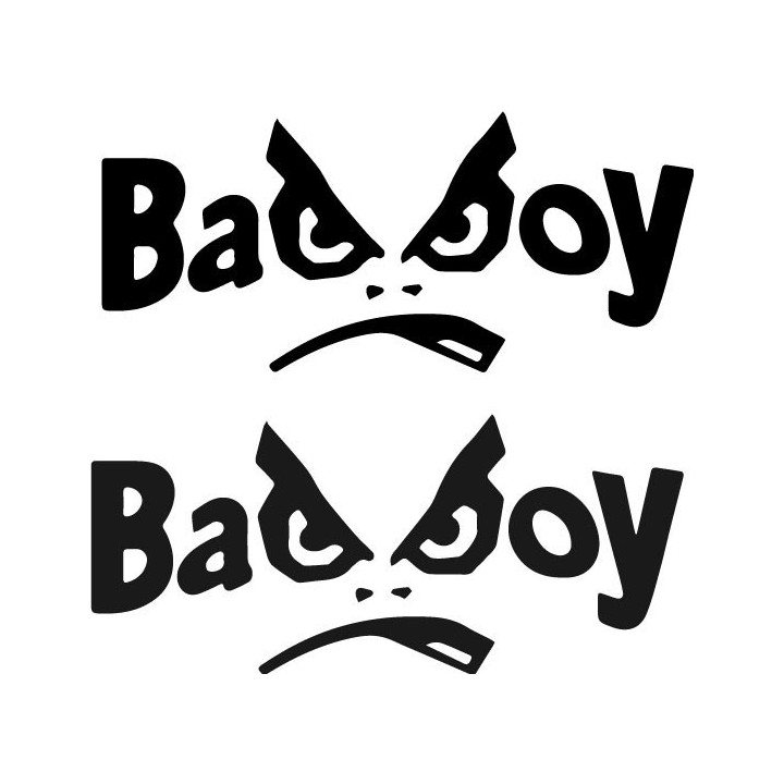 Bad Boy Stickers – Street Style Car Laptop Decals (2-Pack)