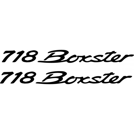 2x Porsche 718 Boxster...