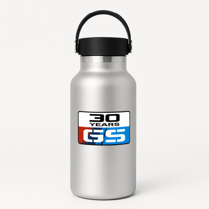 Bmw Gs 30 Years Badge Stickers Decals x2 - DecalsHouse