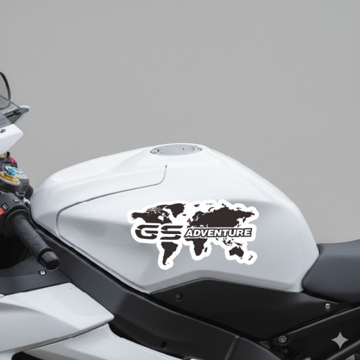 Bmw Gs Adventure Style 2 Stickers Decals x2 - DecalsHouse