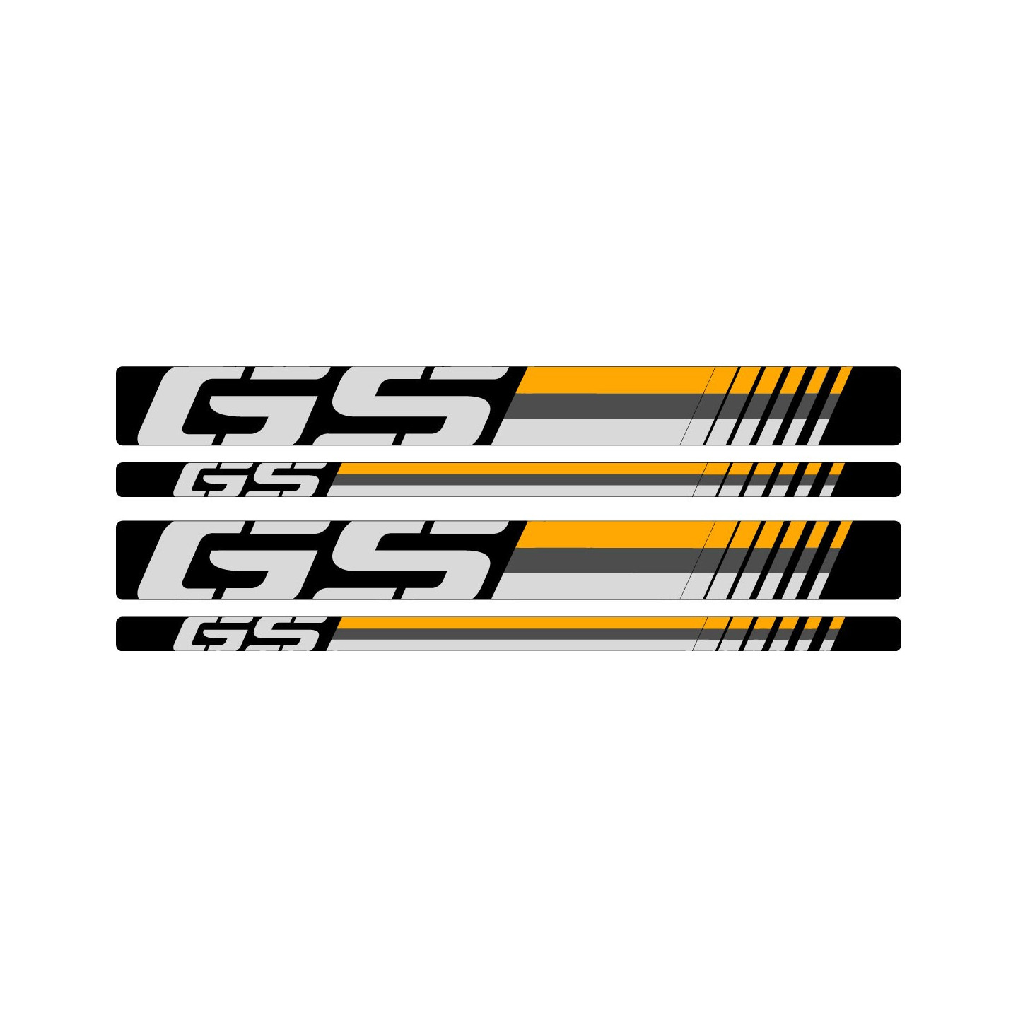 Bmw Gs Stripe [Converted] Stickers Decals x2 - DecalsHouse