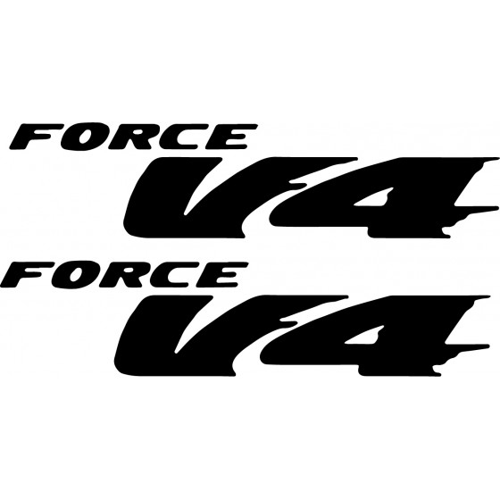 2x Force V4 Decals Stickers