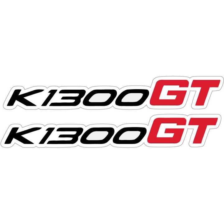 Bmw K 1300 Gt Red Style 2 Stickers Decals x2 - DecalsHouse
