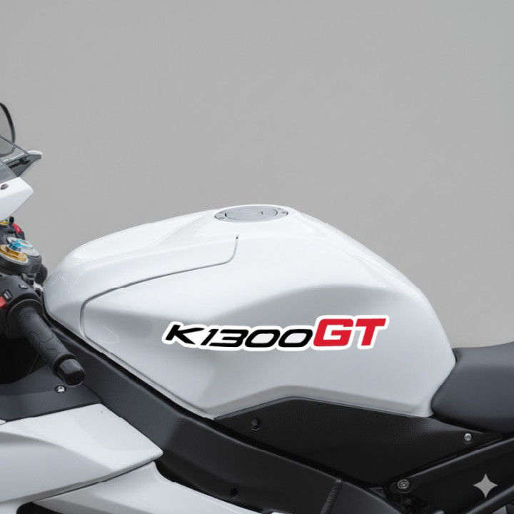 Bmw K 1300 Gt Red Style 2 Stickers Decals x2 - DecalsHouse