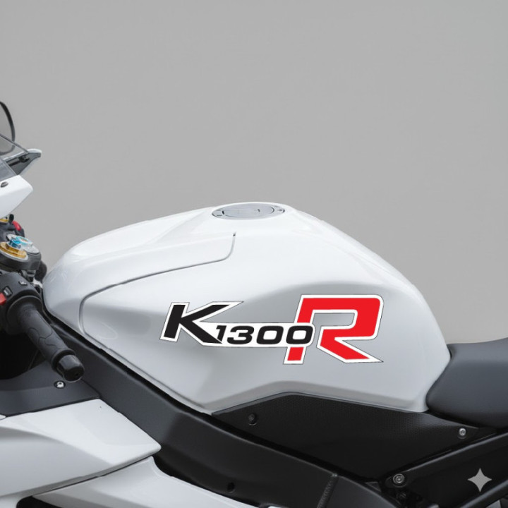 Bmw K 1300 R Red And Blac Stickers Decals x2 - DecalsHouse
