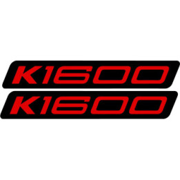Bmw K1600 Black And Red [Converted] Stickers Decals x2 - DecalsHouse