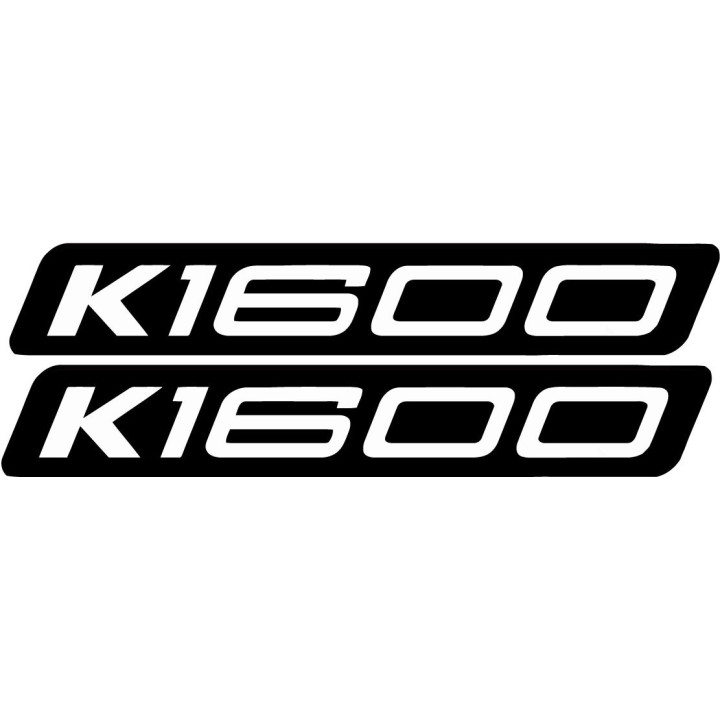 Bmw K1600 Black And White Stickers Decals x2 - DecalsHouse