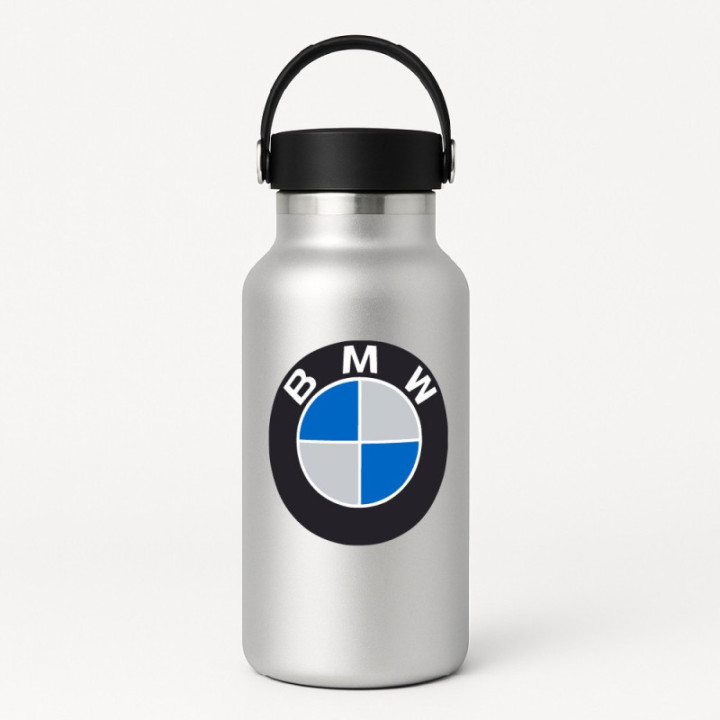 Bmw Logo Round Stickers Decals x2 - DecalsHouse