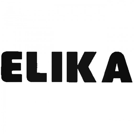 Elika Band Decal Sticker