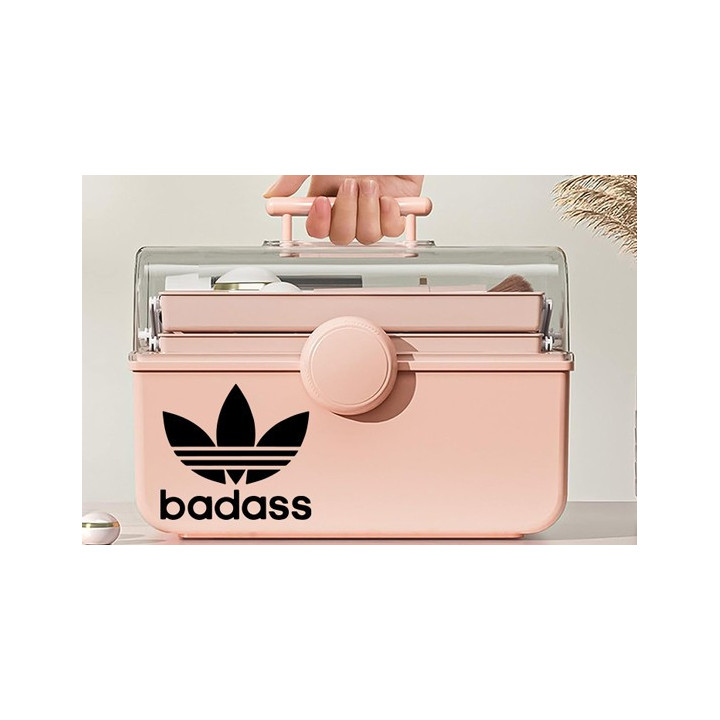 Badass Adidas Parody Stickers – Funny Decals (2-Pack)