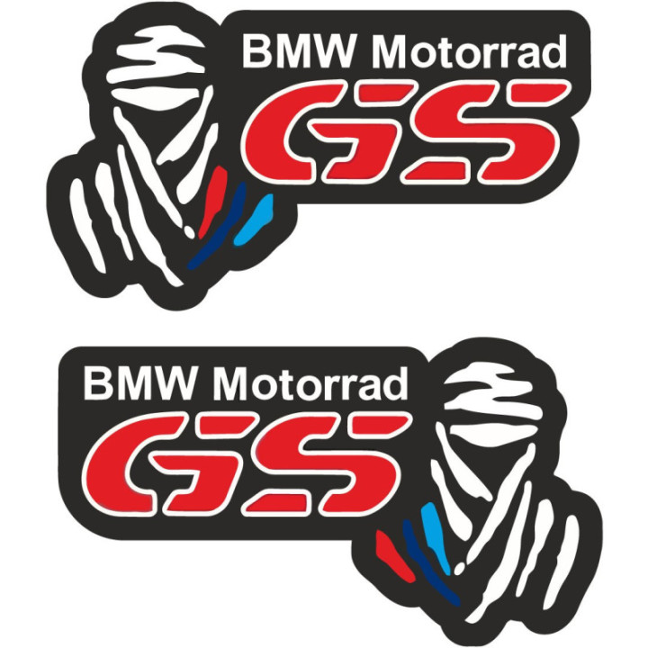 BMW Motorrad GS Stickers Style 2 – R1200GS R1250GS F800GS Decals (2-Pack)