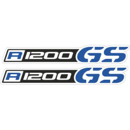 Bmw R 1200 Gs Black And Blue Stickers Decals x2 - DecalsHouse