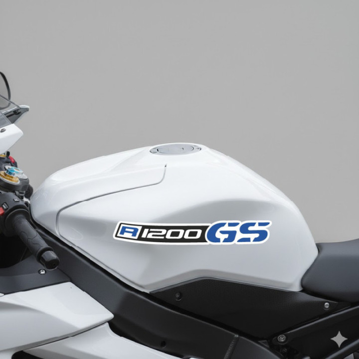 Bmw R 1200 Gs Black And Blue Stickers Decals x2 - DecalsHouse