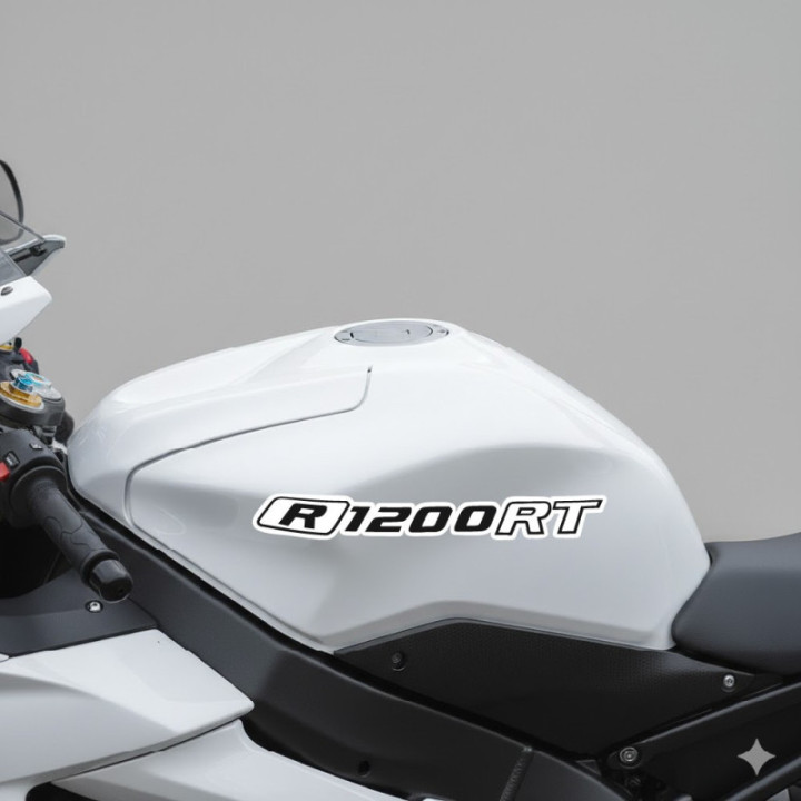 Bmw R 1200 Rt Black And Grey Style 2 Stickers Decals x2 - DecalsHouse