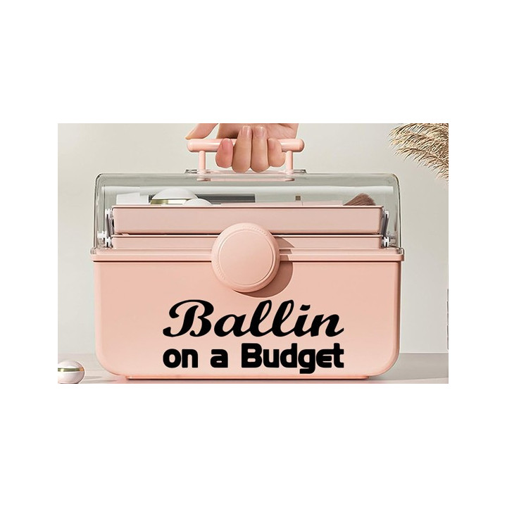 Buy Ballin On A Budget Sticker Online