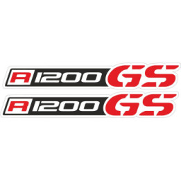 Bmw R 1250 Gs Black And Red Style 3 Stickers Decals x2 - DecalsHouse