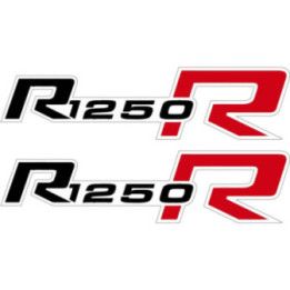 Bmw R 1250 R Black And Red Stickers Decals x2 - DecalsHouse