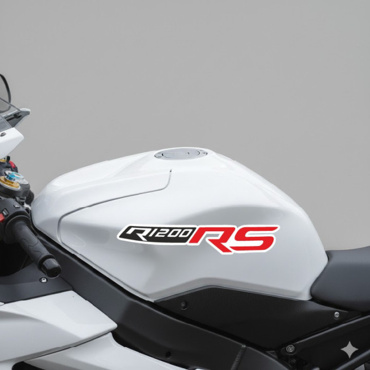 Bmw R 1250 Rs Black And Red Stickers Decals x2 - DecalsHouse